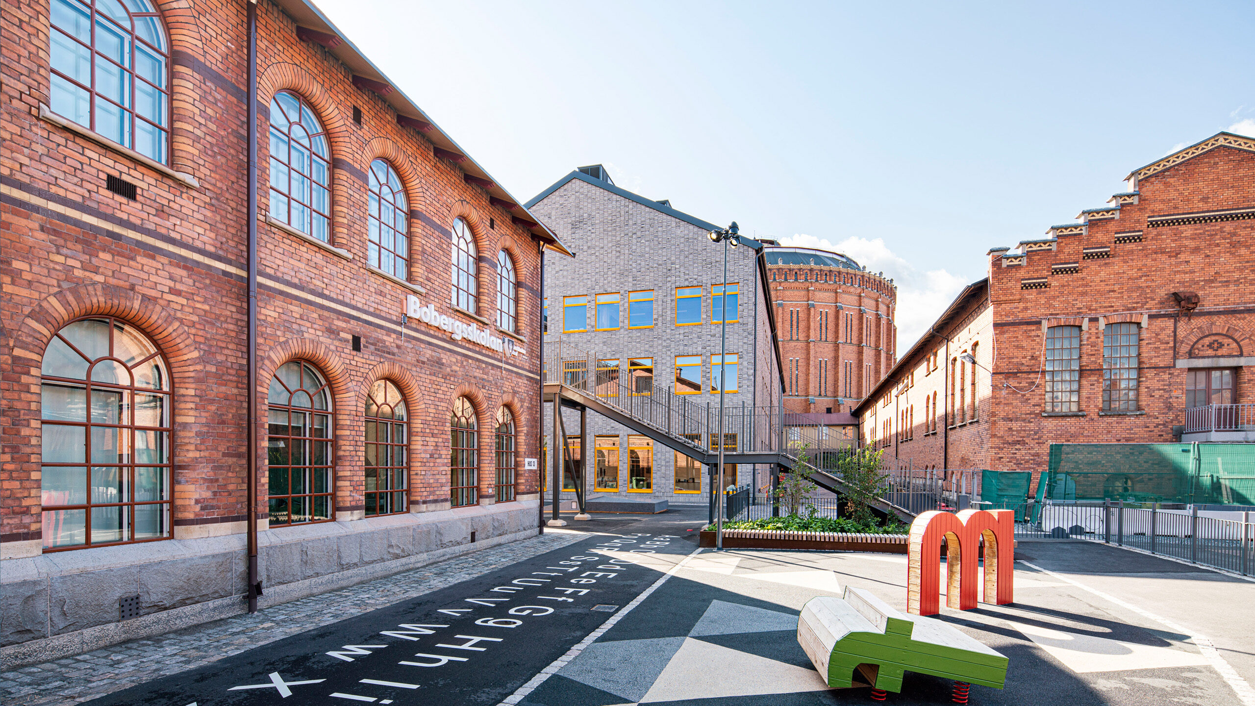 Bobergsskolan, Norra Djurgårdsstaden Stockholm