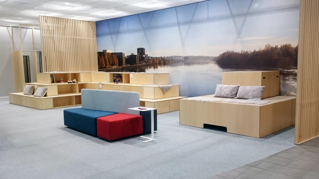 Sittlösning för offentlig miljö